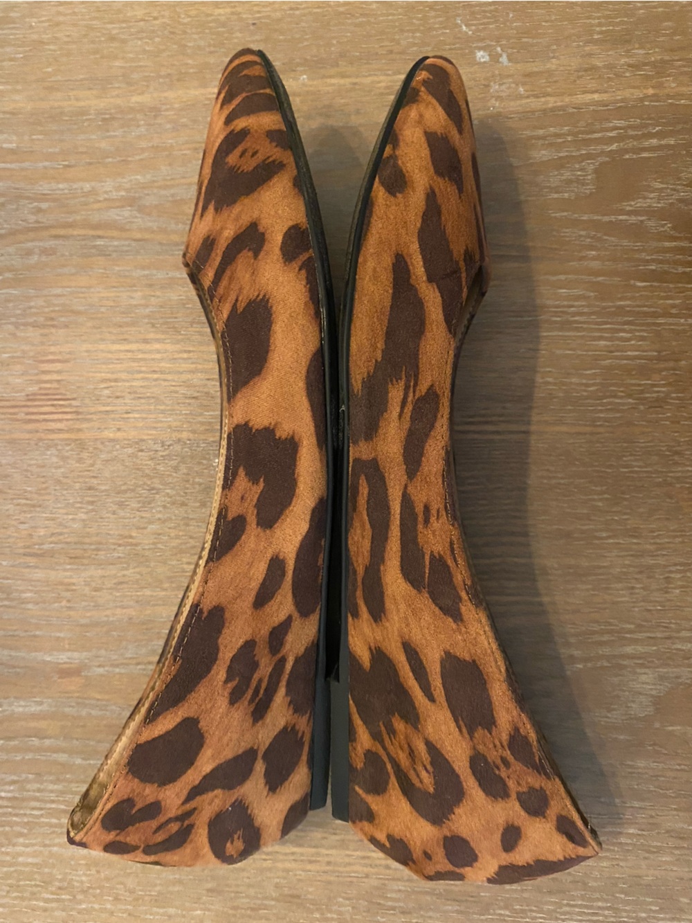 MERONA Leopard Print Pointed Toe Flats - Picture 3 of 8